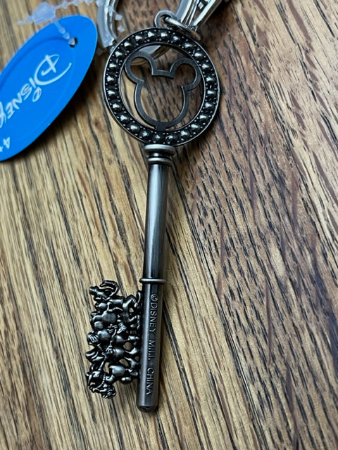 Officially Licensed Disney Brass/Pewter Keychain - Masterkey