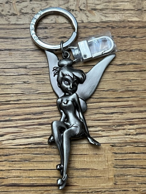 Officially Licensed Disney Brass/Pewter Keychain - Tinkerbell