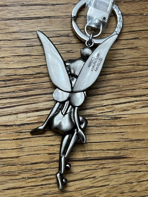 Officially Licensed Disney Brass/Pewter Keychain - Tinkerbell