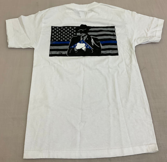 All Gave Some T-Shirt - Police, Officer Down, Police Tribute, Blue Line, Police Shirt