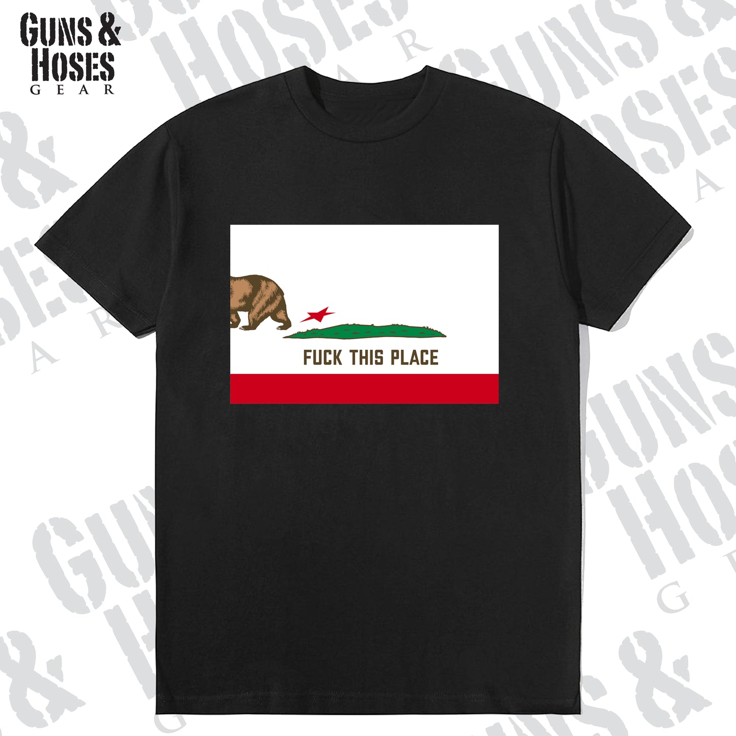 F*ck This Place T-Shirt - California, Leave California, Hate California, Fuck California