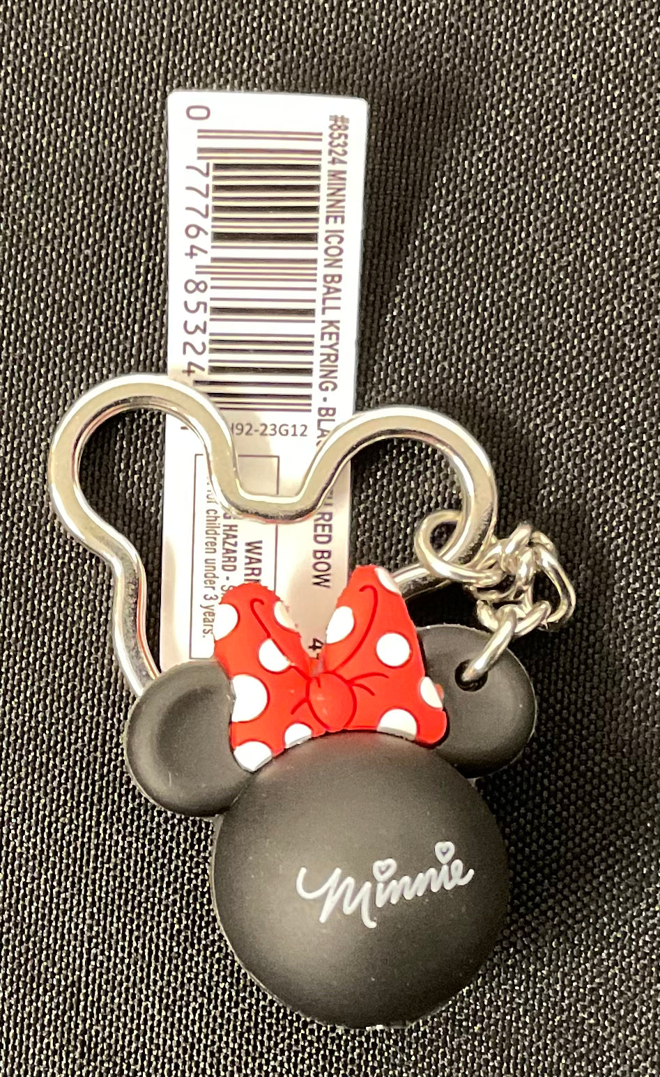 Officially Licensed Disney Minnie Red Bow Icon Key Ring