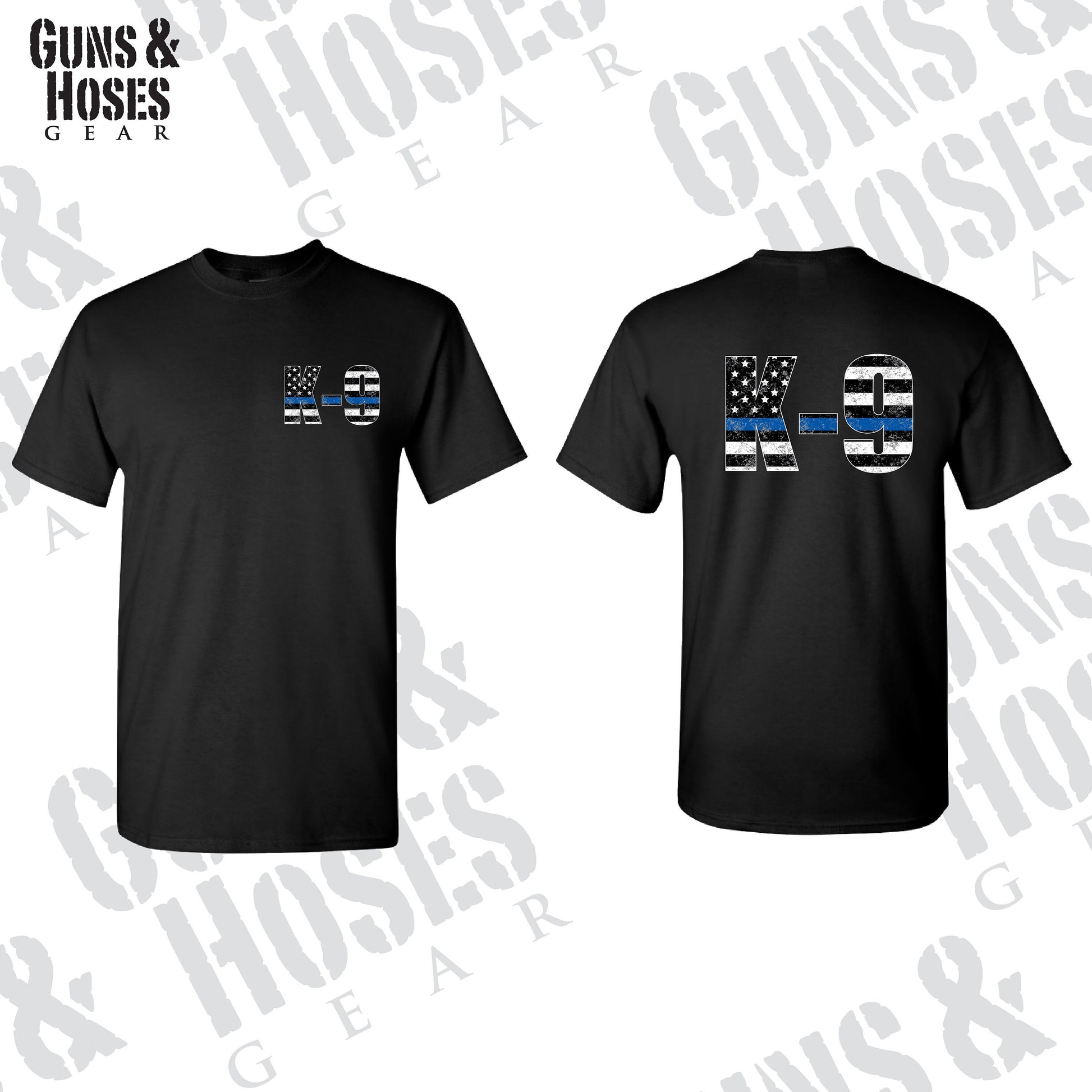 K-9 USA Thin Blue Line (Men's) T-Shirt, Police K9 T-Shirt, K9 T-Shirt